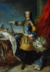 Retrato de Luís XV (1710-74) Rei da França, c.1727